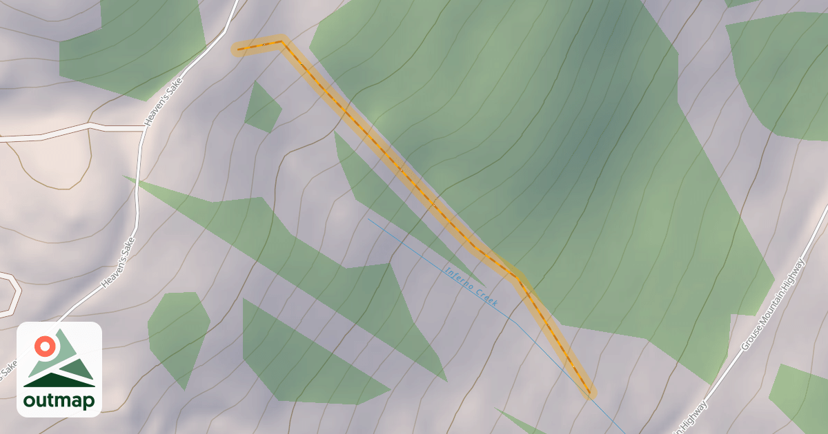 Map of Olympic Lift Line