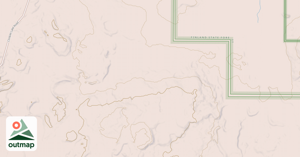 Map of CLOQUET LAKE SPUR G