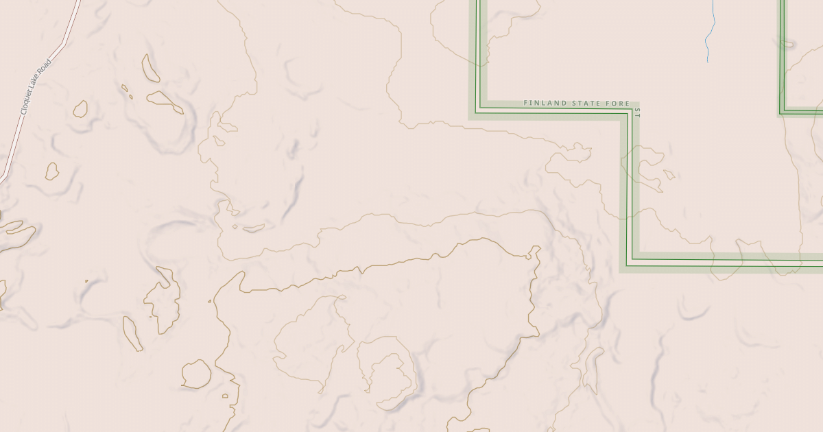 Map preview of CLOQUET LAKE SPUR G