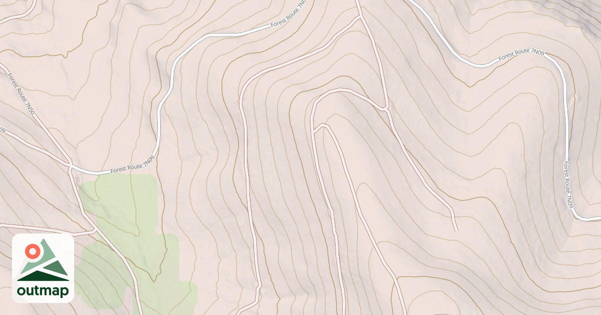 Map of USFS National Forest System Roads {AB8B01C6-D509-4211-8BD9-27C724FE1782}