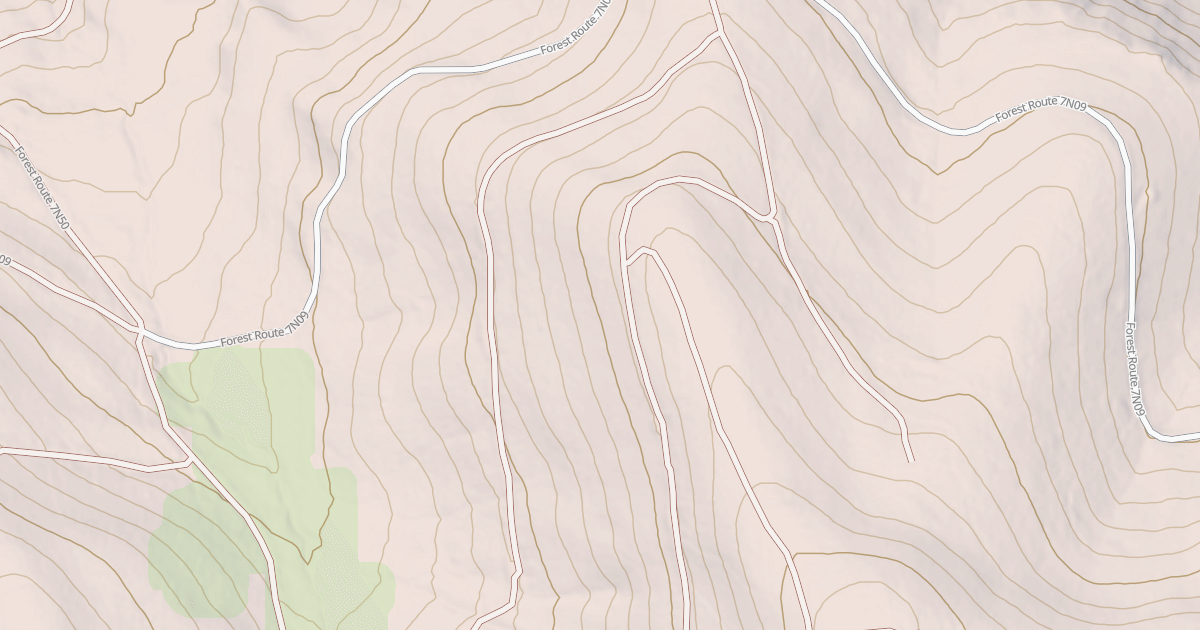 Map preview of USFS National Forest System Roads {AB8B01C6-D509-4211-8BD9-27C724FE1782}