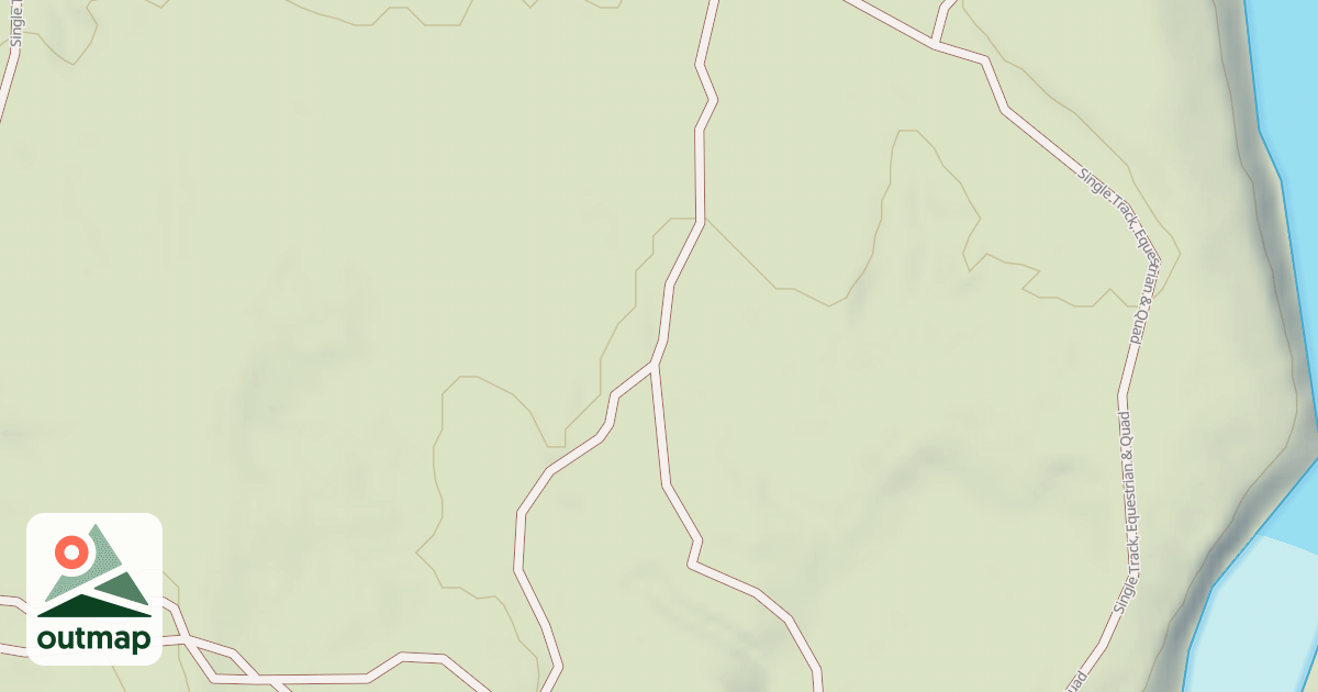 Map of Interlake State Recreation Area Trails