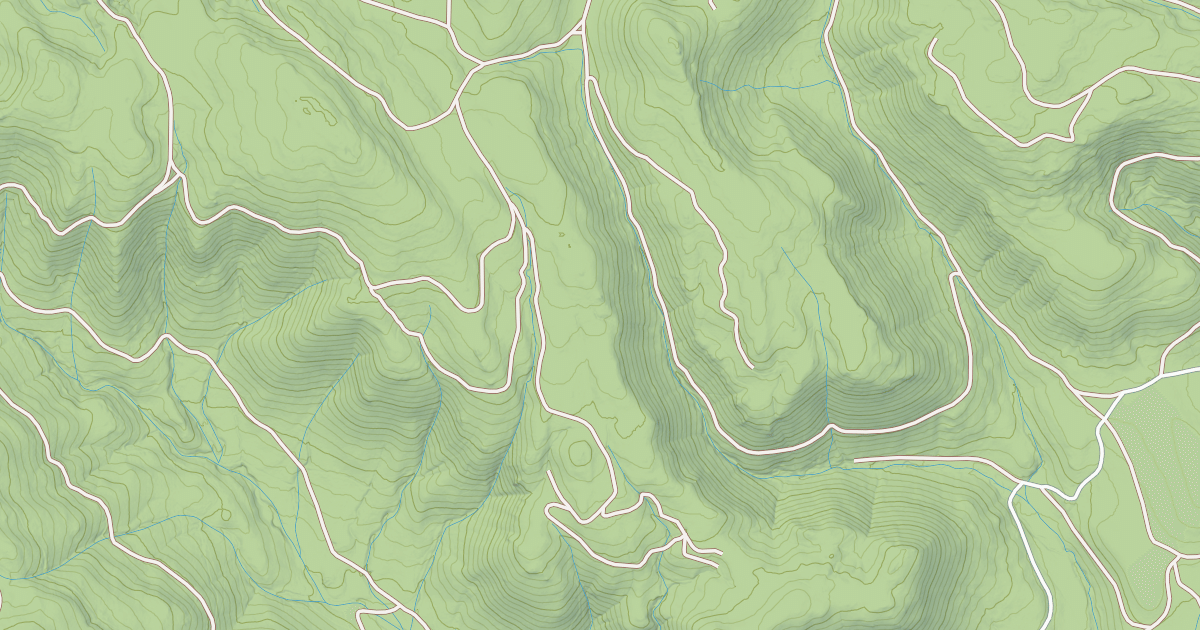 Map preview of MILL CREEK PLATEAU