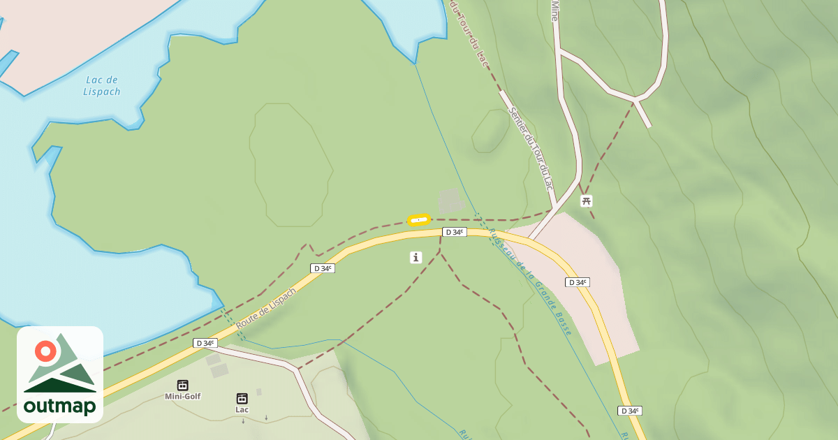 Map of Sentier du Tour du Lac