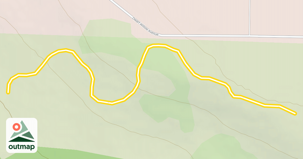 Map of Alpine Meadows Loop