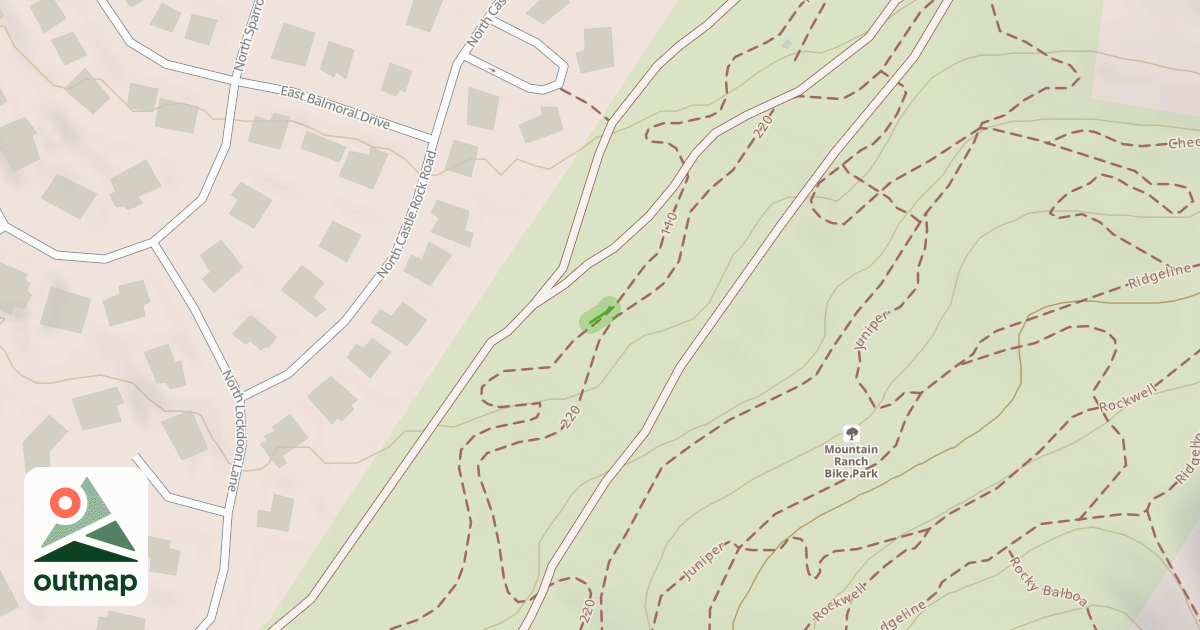 Map of 110 Trail