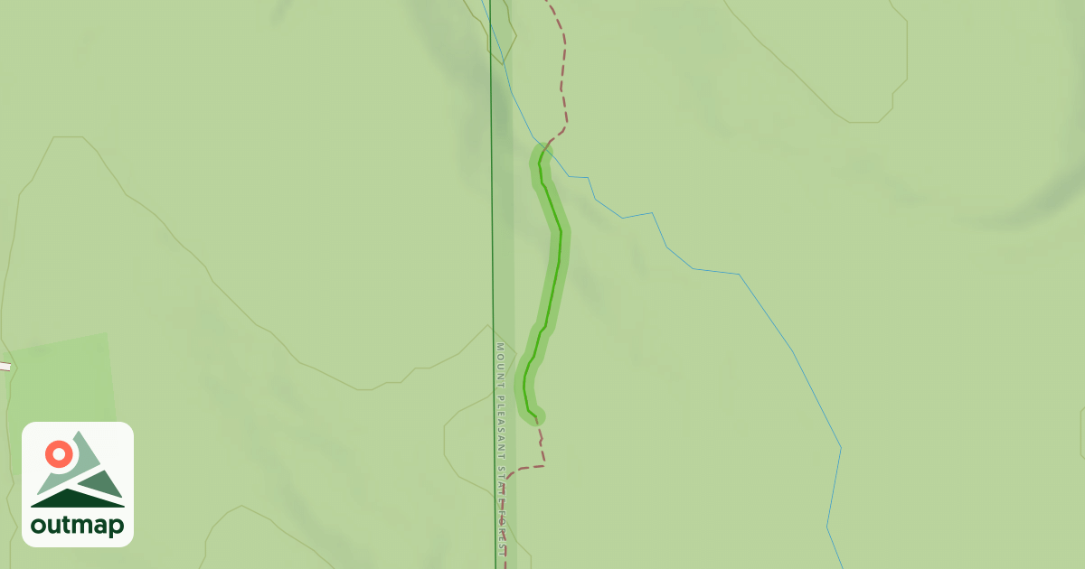 Map of Fred J. Cusimano Westside Overland Trail