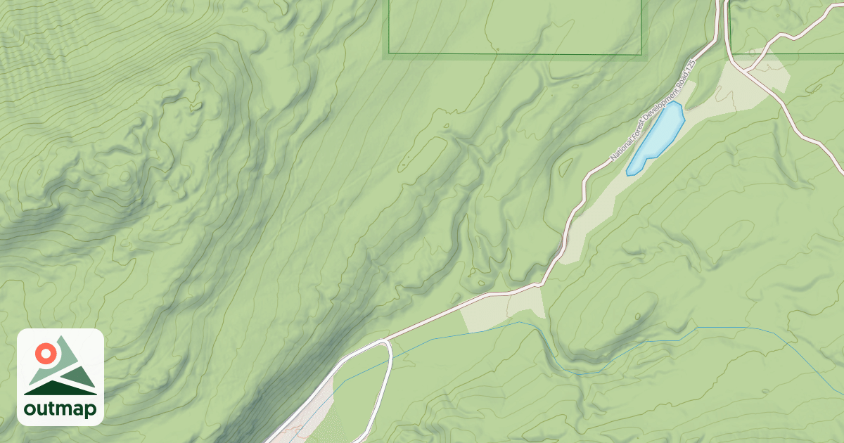 Map of RABBIT MTN