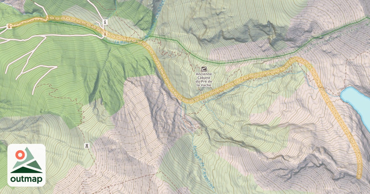 Map of Berche Noire — Chantelouve