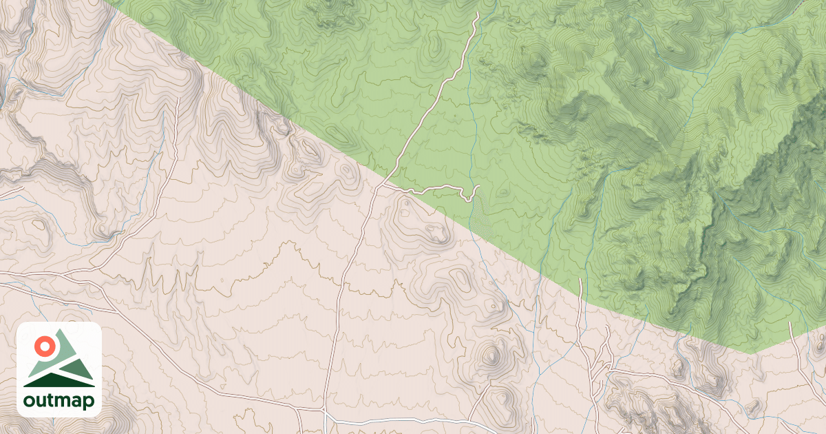 Map of MURPHYS CAMP SPUR