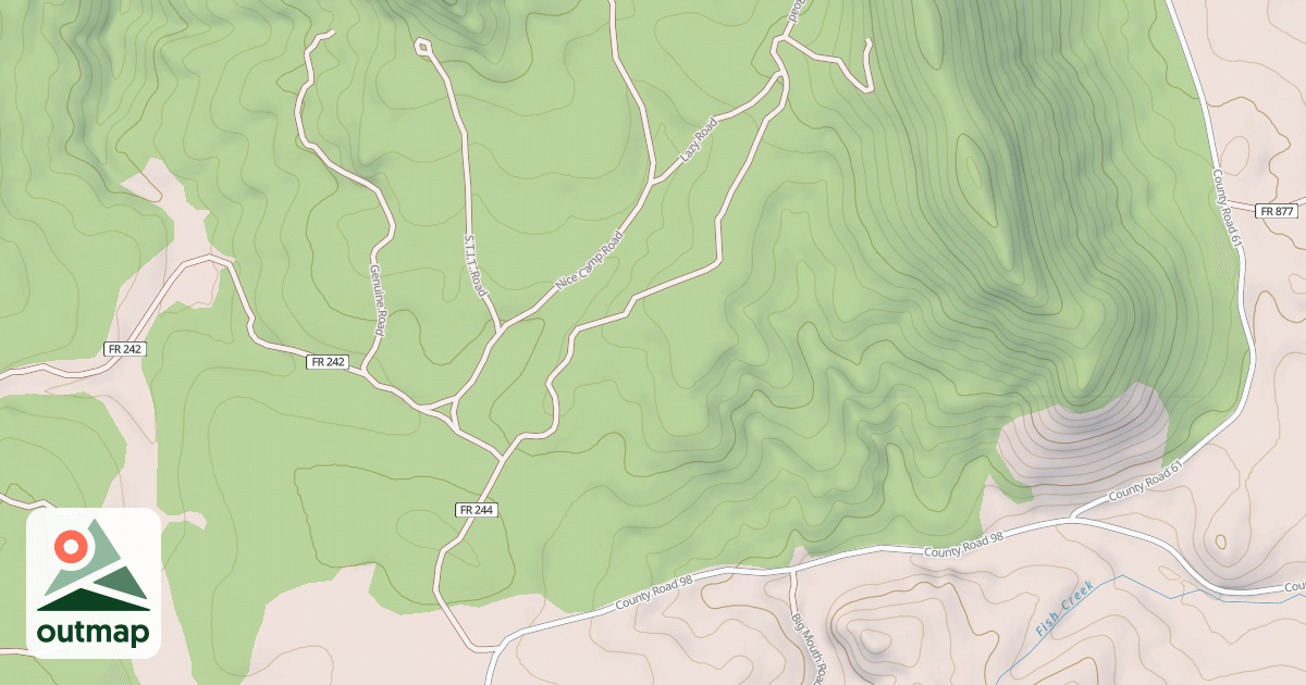 Map of MISTLETOE