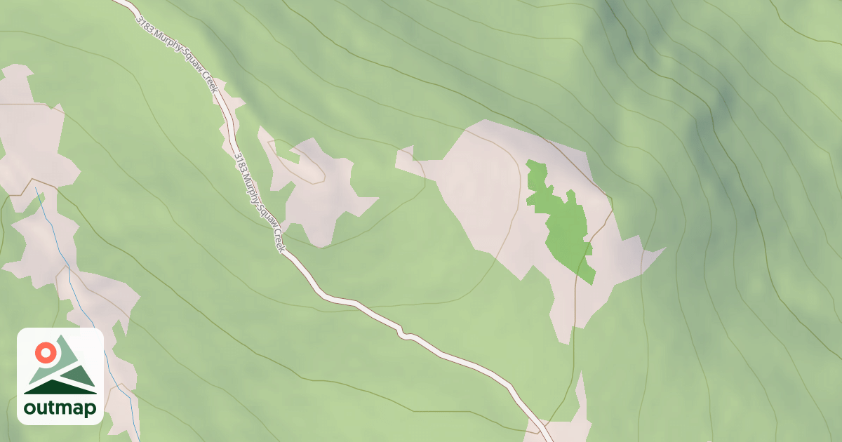 Map of Murphy-Squaw Creek