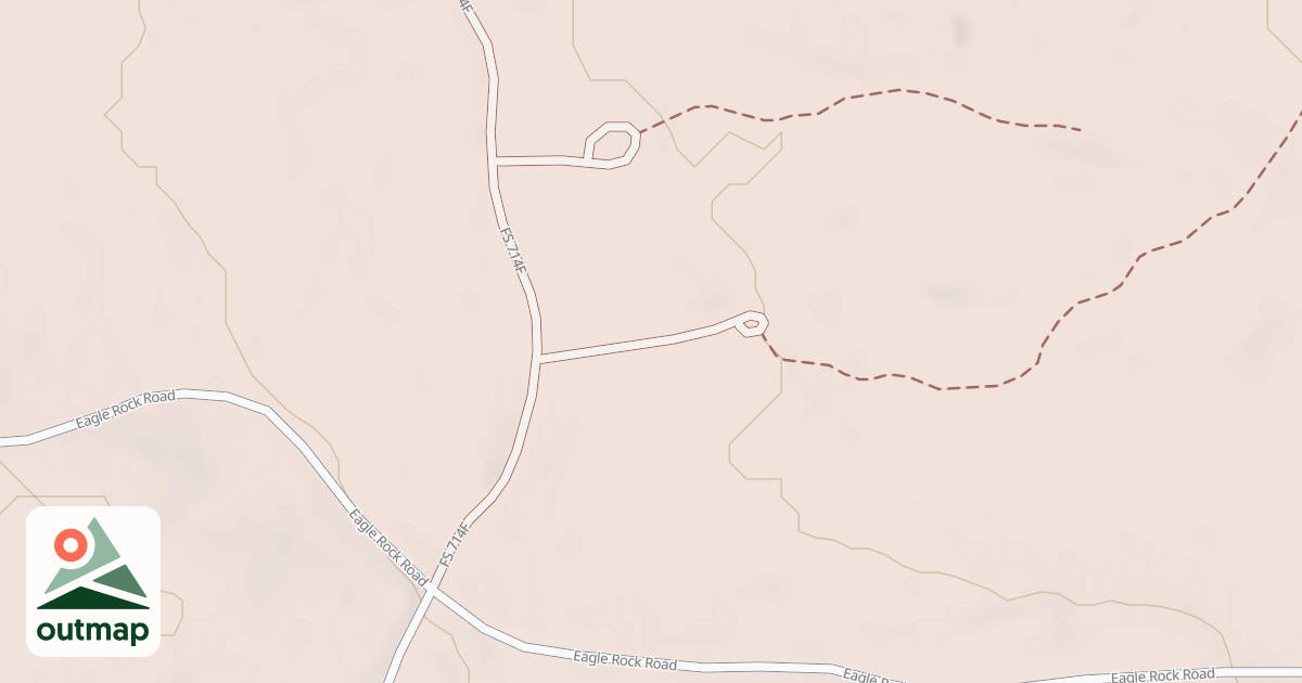 Map of EAGLE ROCK RD SPUR FA