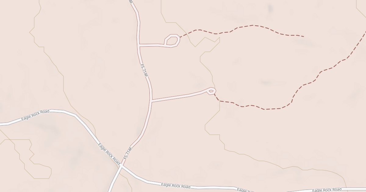 Map preview of EAGLE ROCK RD SPUR FA