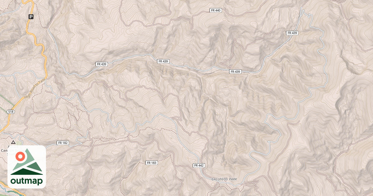 Map of GALLEGOS