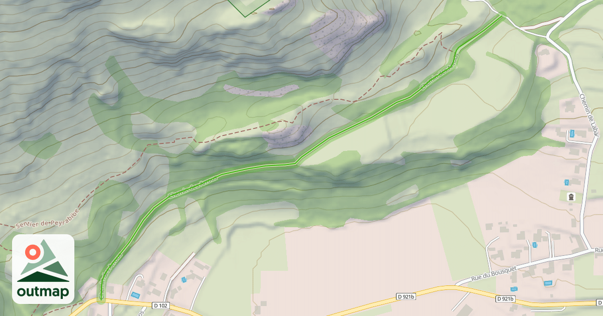 Map of Chemin des Arrous