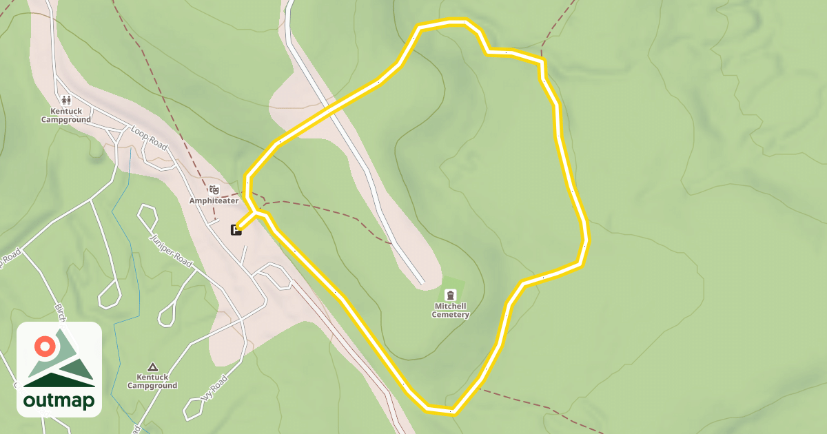 Map of Beech Loop Trail