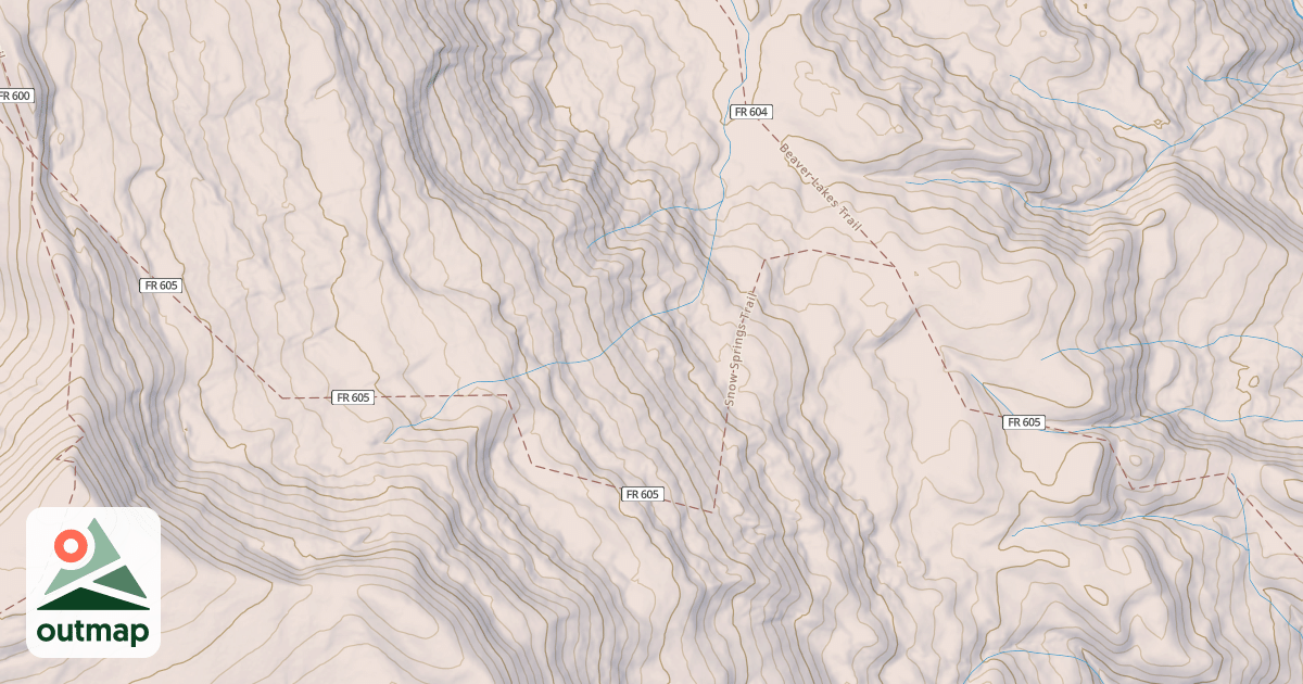 Map of Snow Springs
