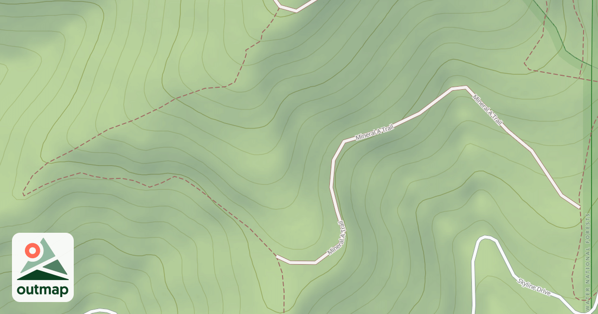 Map of MINERAL A