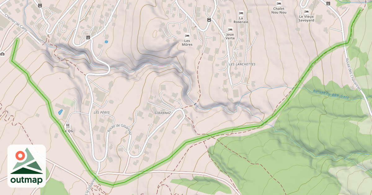 Map of Bruyère