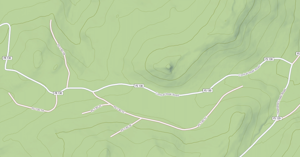 Map preview of CONICAL PEAK