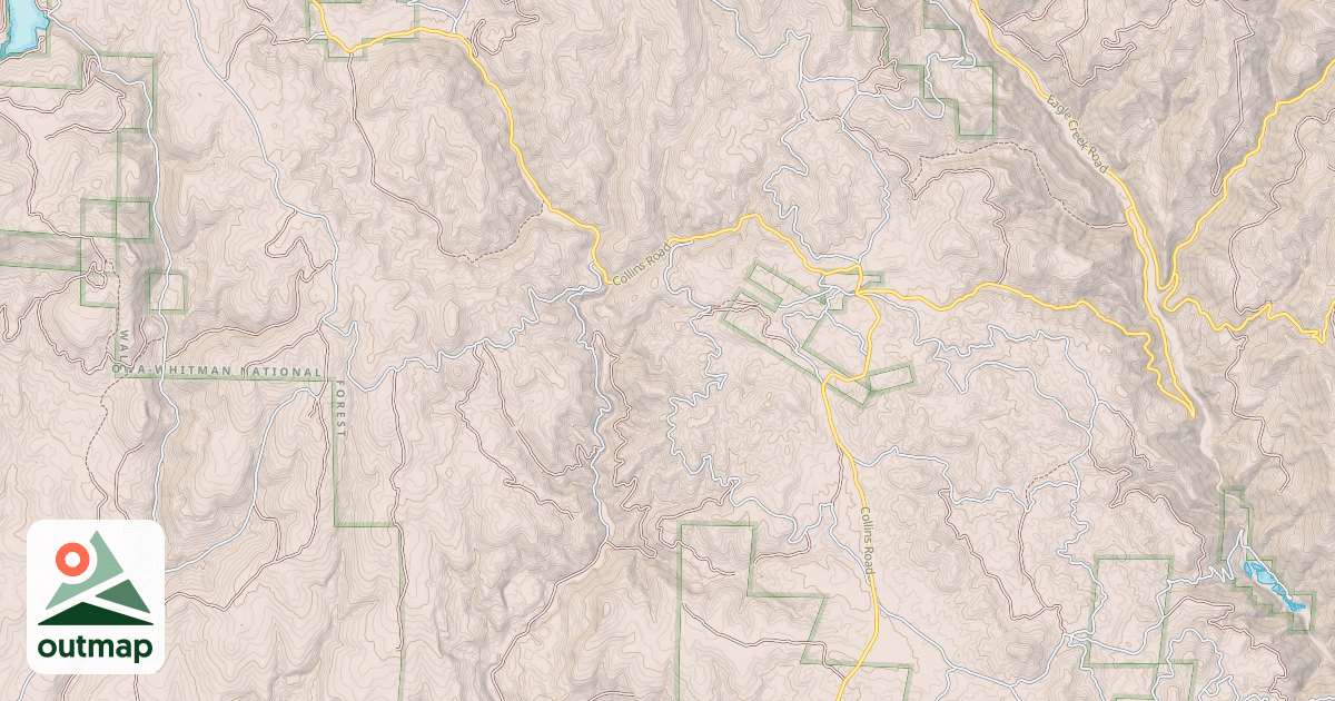Map of Forshey Snowmobile