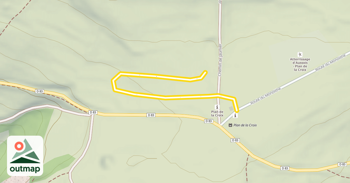 Map of La verte