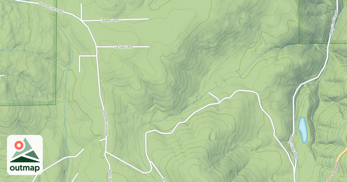 Map of BLOOMER HILL