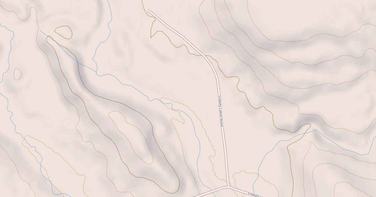 Map preview of SNAKEY LAKES