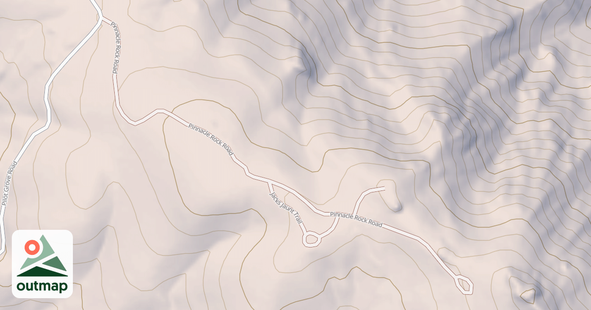 Map of PINNACLE ROCK