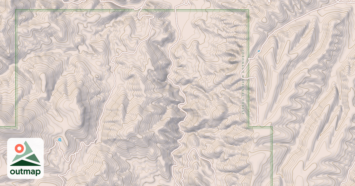 Map of FOUR MILE CREEK