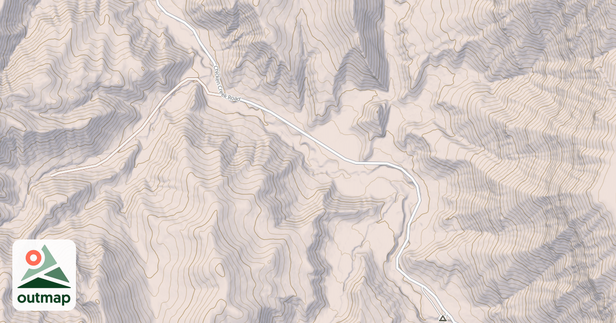 Map of CHICKEN CREEK