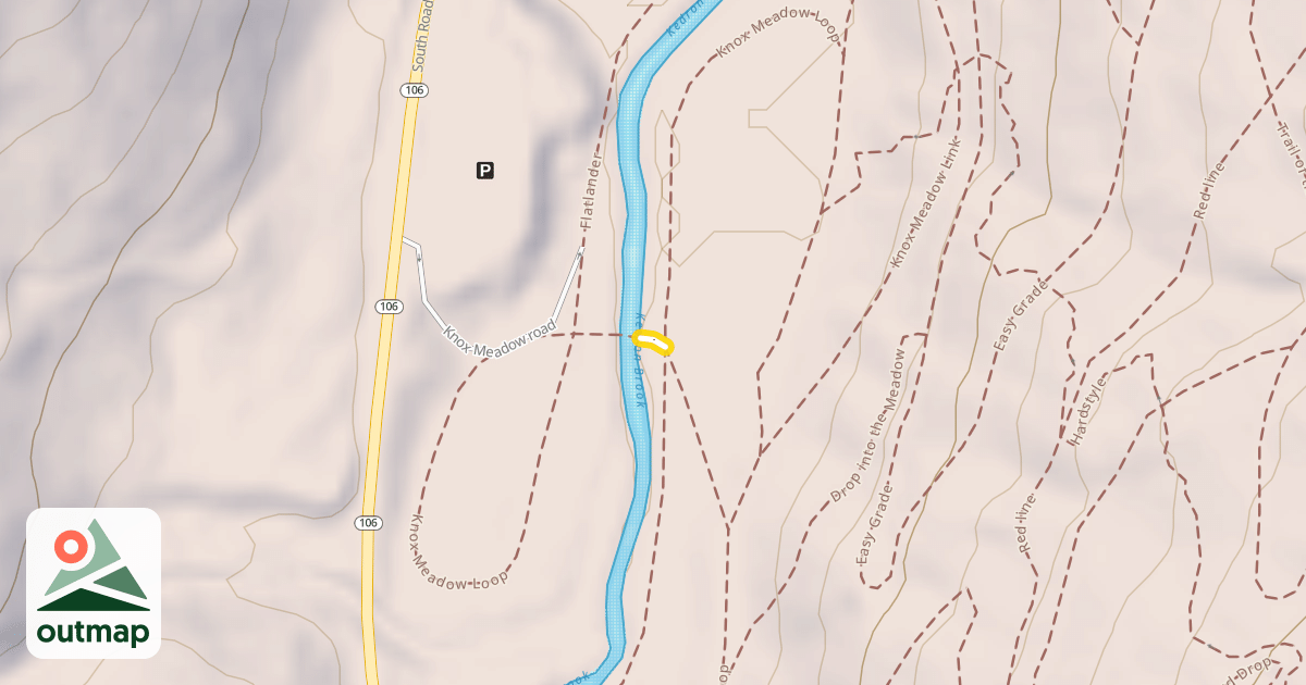 Map of Knox Meadow Loop
