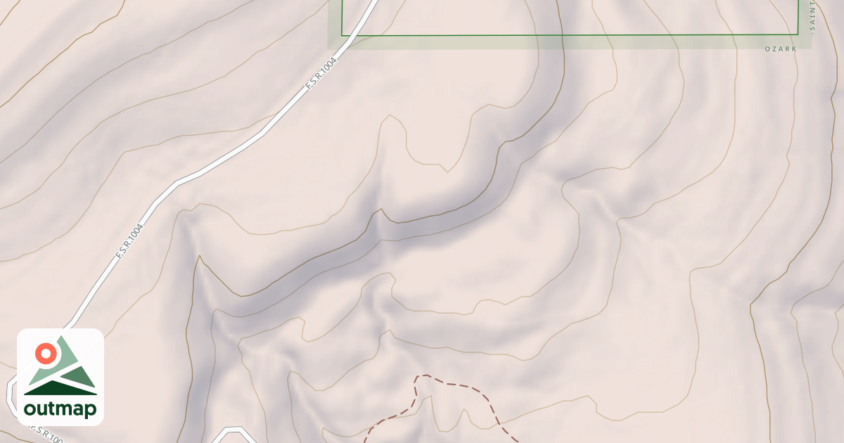 Map of USFS Motor Vehicle Use Map Roads {1E47AA93-2D14-4534-BF82-0C8E584042E6}