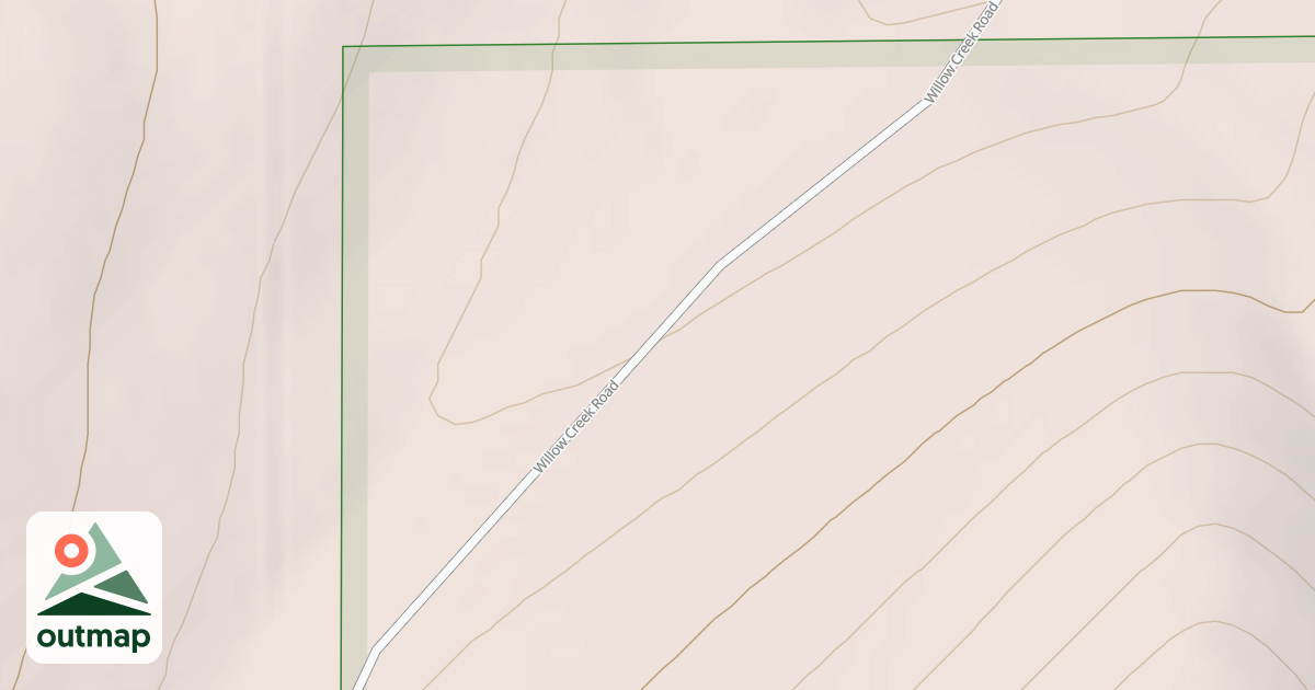 Map of WILLOW CR - BEAR PARK