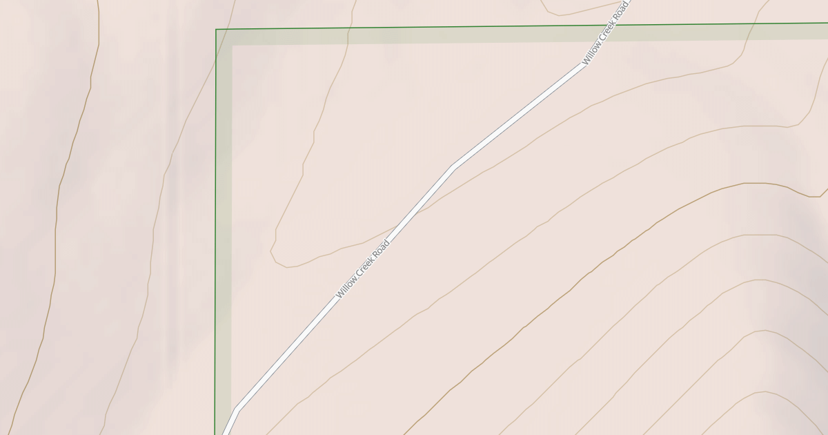 Map preview of WILLOW CR - BEAR PARK