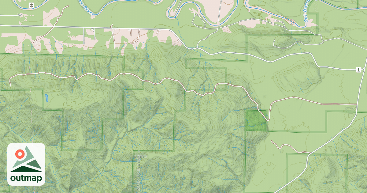Map of USFS National Forest System Roads {E8B2074C-D270-4F85-9C80-C124DF5AA636}