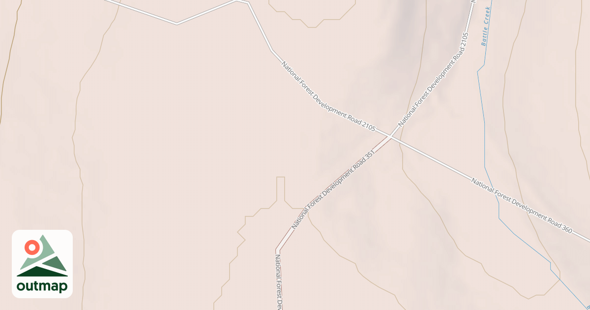 Map of USFS National Forest System Roads {75E9A2B1-A800-4042-A160-04CCB2C034EC}