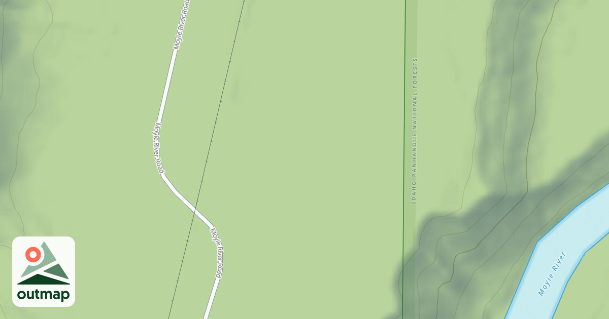 Map of MOYIE RIVER G