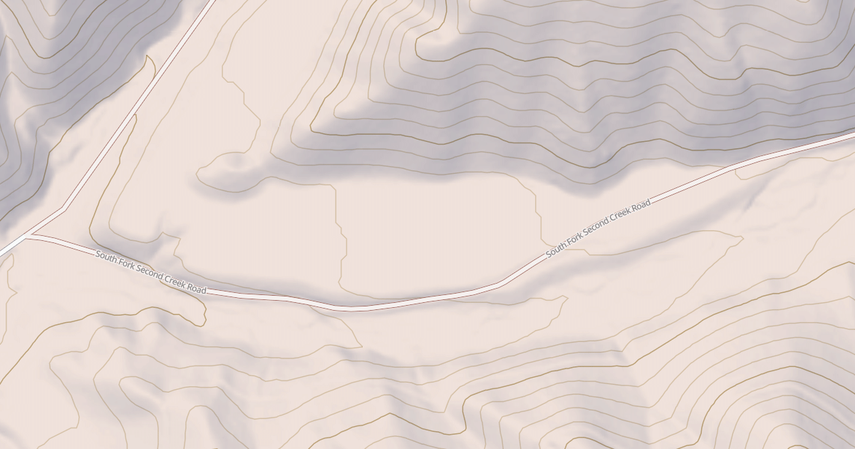 Map preview of SOUTH FORK SECOND CREEK
