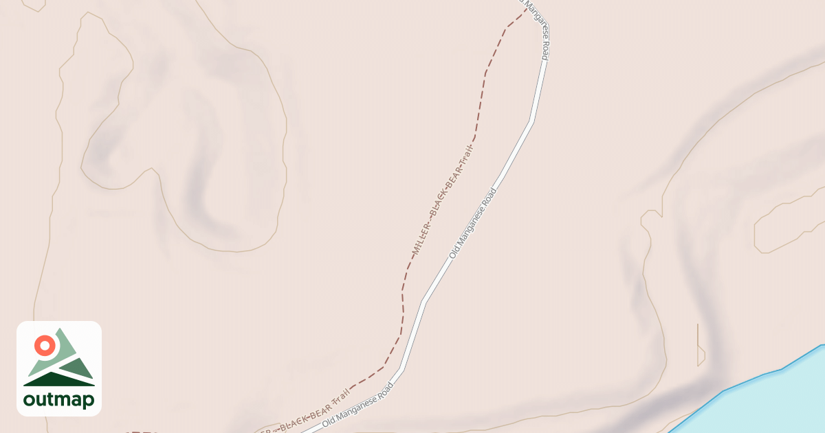 Map of Miller-Black Bear Trail