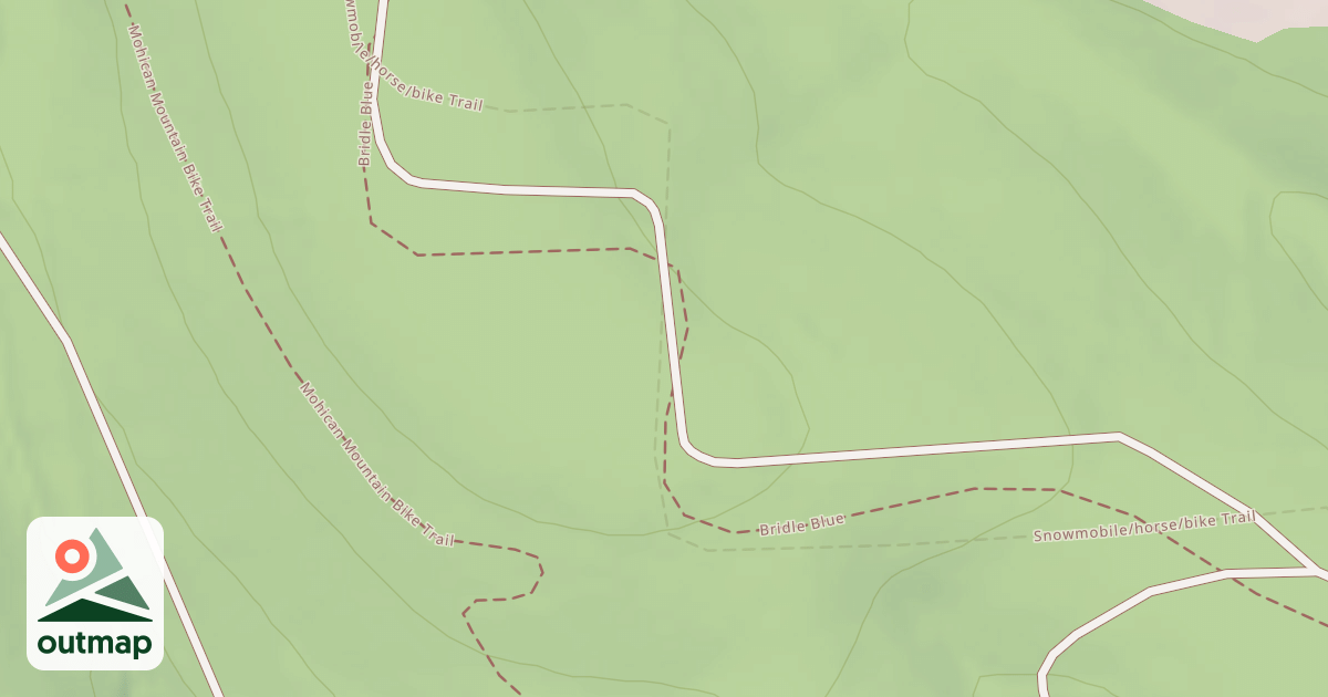 Map of Snowmobile Trail