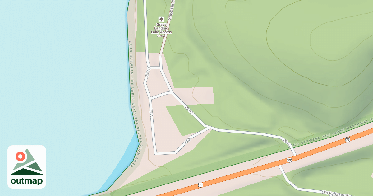 Map of HILL TOP ACCESS GRAYS LANDING