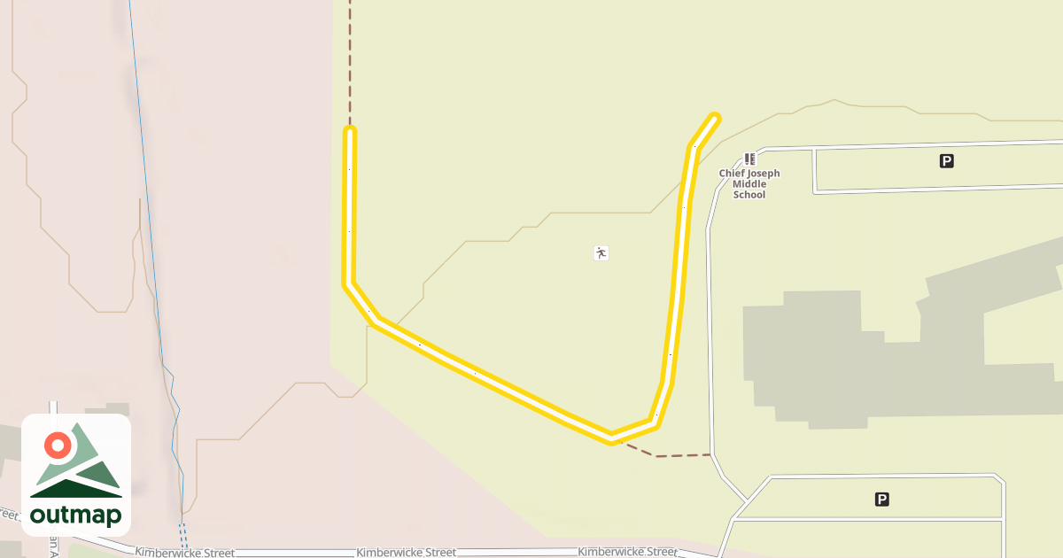 Map of Chief Joseph Middle School Track