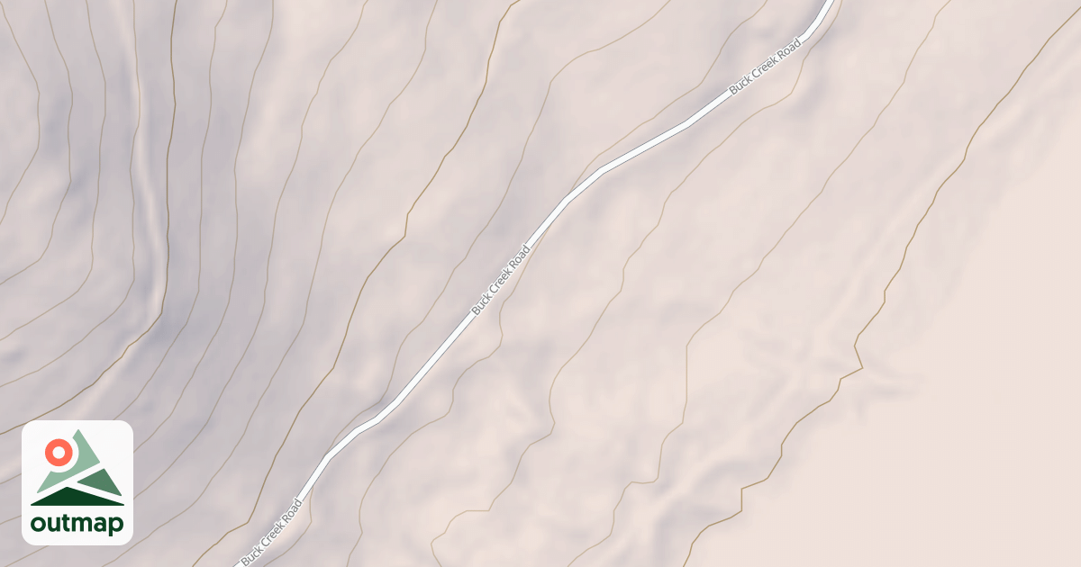Map of BUCK CREEK