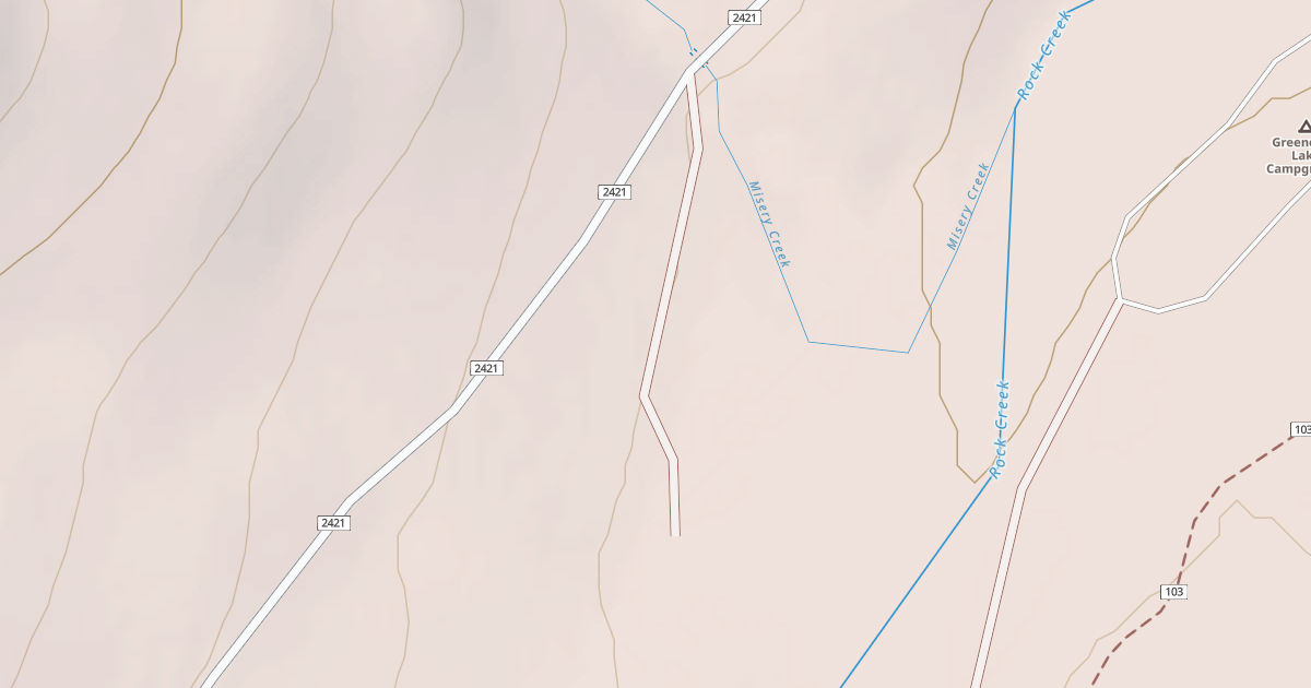 Map preview of DISPERSED CAMPSITE