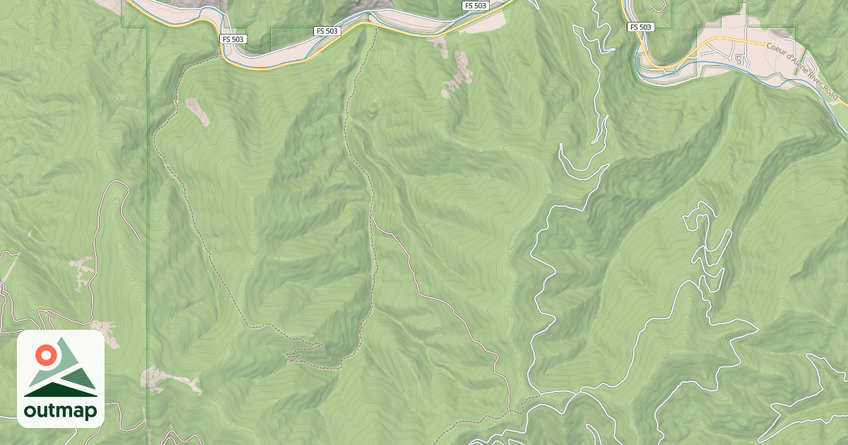 Map of Graham Creek