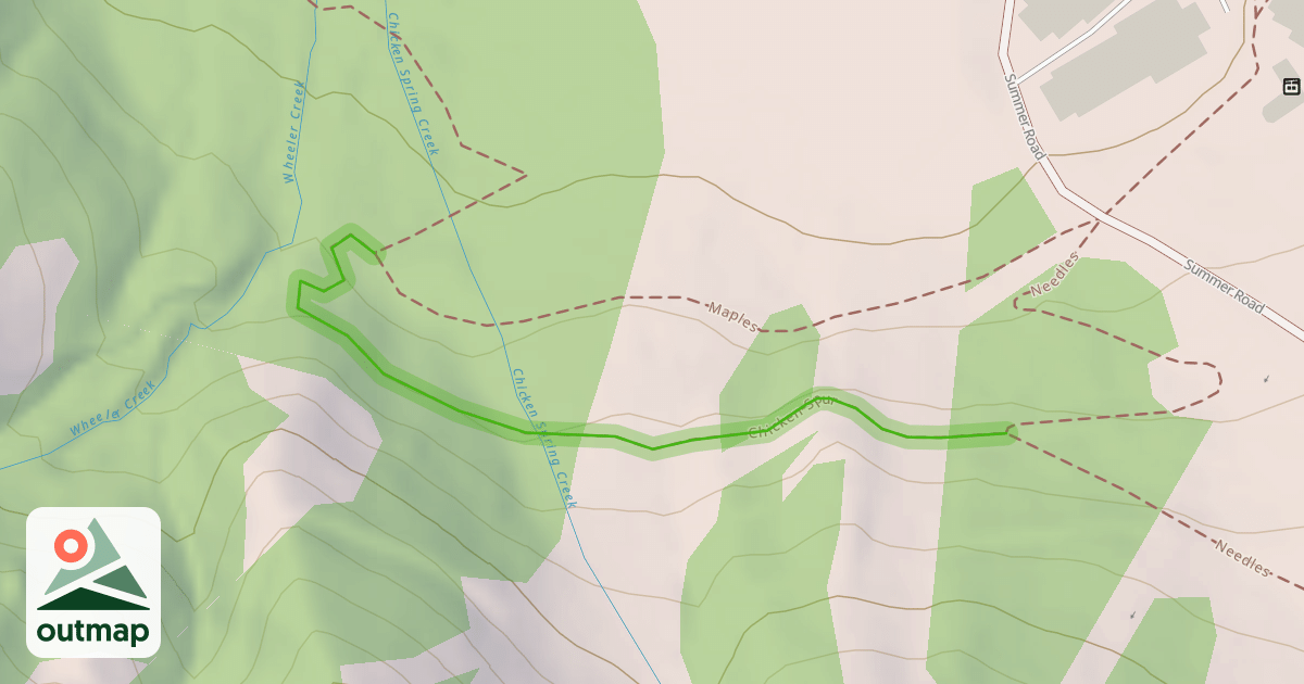 Map of Chicken Spur