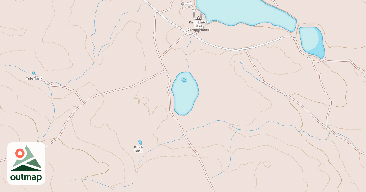 Map of ANDERSON MESA