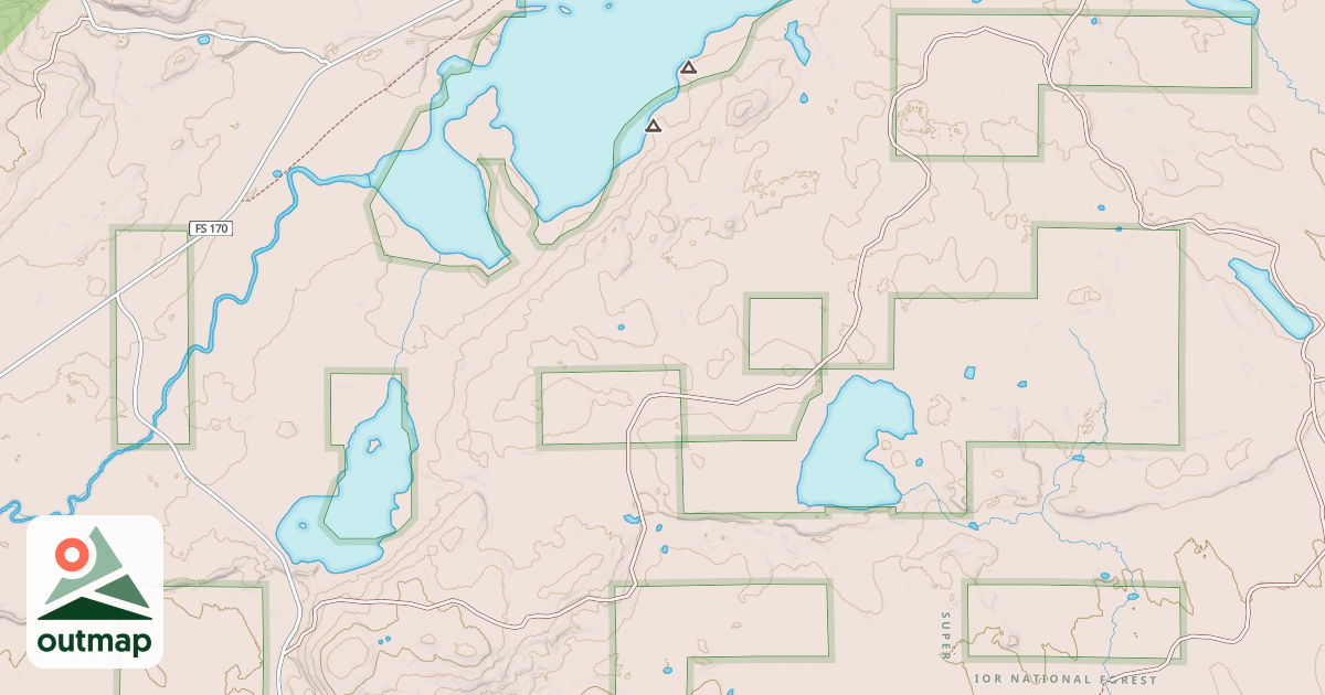 Map of CEDAR LAKE